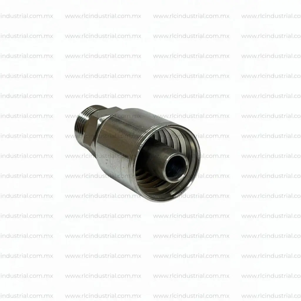 Conector ORFS ROSCA Macho 1/4" x Manguera 1/4" - Recto 1 Pieza SAE 100R1/R2 RLC