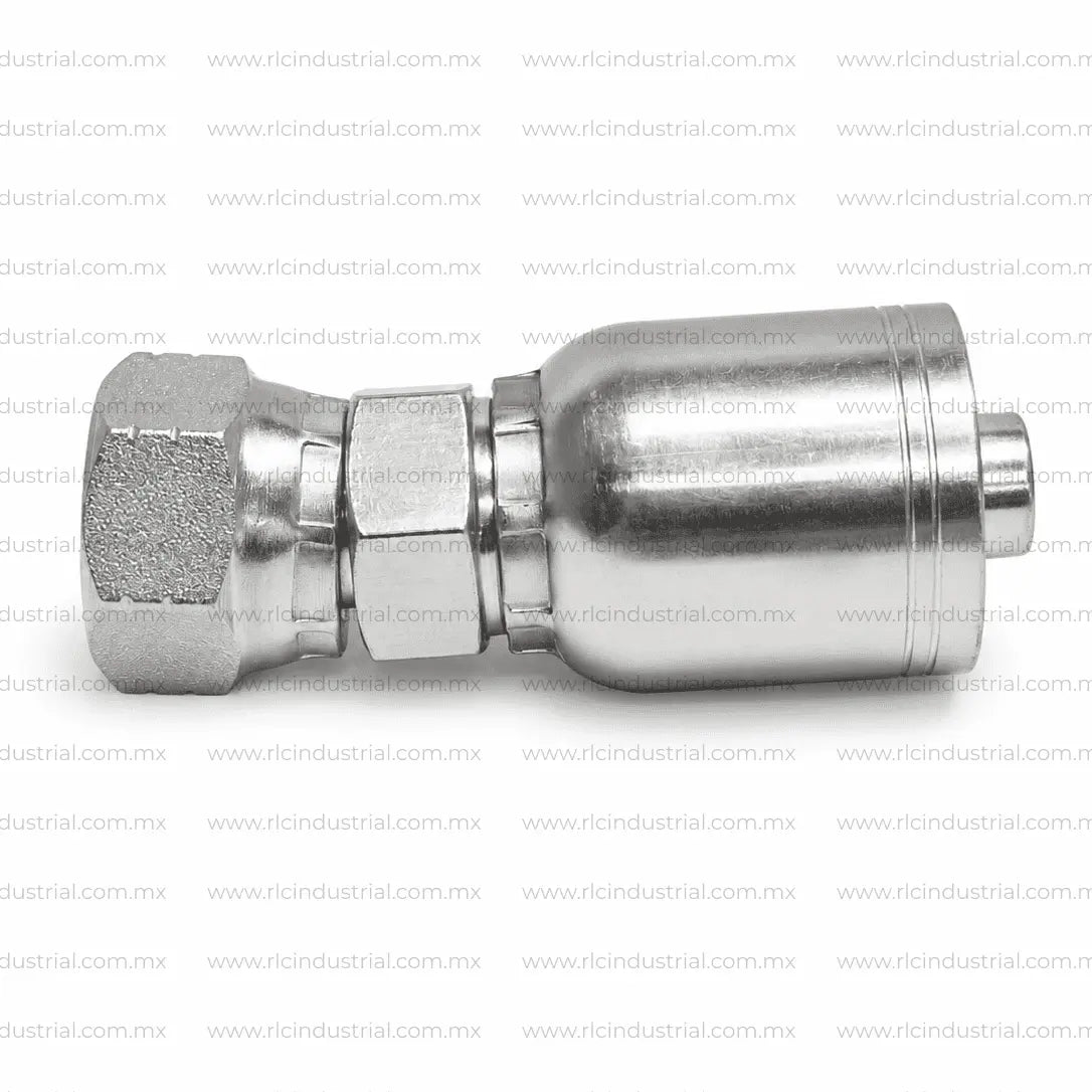 Conector JIC 37° ROSCA Hembra 2" x Manguera 2" - Recto 1 Pieza SAE 100R1/R2 RLC