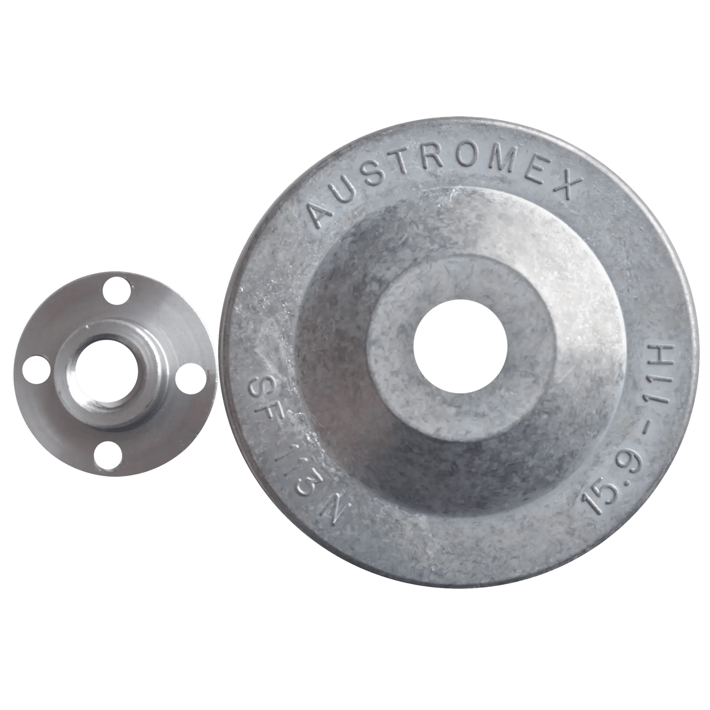 Adaptador para el montaje de discos de corte en esmeriladoras port tiles de 15.9-11 AUSTROMEX