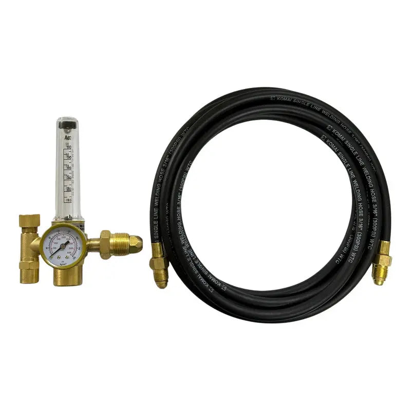 Kit Regulador Con Flujometro Para Gas Argon C/manguera 3 Mts Pro Weld Industrial