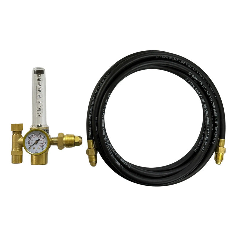 Kit Regulador Con Flujometro Para Gas Argon C/manguera 3 Mts