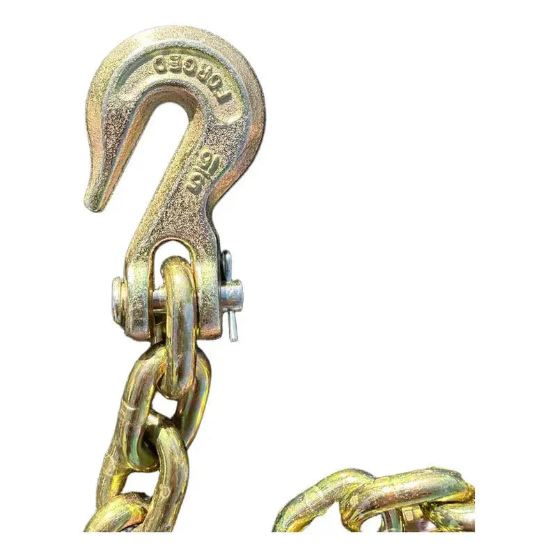 Cadena Con Ganchos 5/16 X 30 Pies Grado 80 Amarillo PW INDUSTRIAL