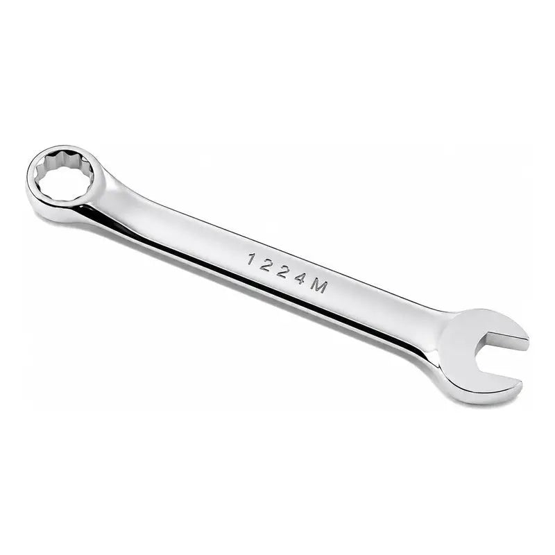 Llave Combinada Pulido Espejo Métrica, 12 Puntas, 24 Mm Plateado URREA