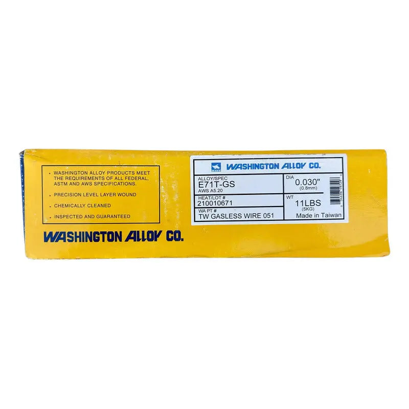 Micro Alambre Flux Cored .030 (11 Lbs) Washington Alloy