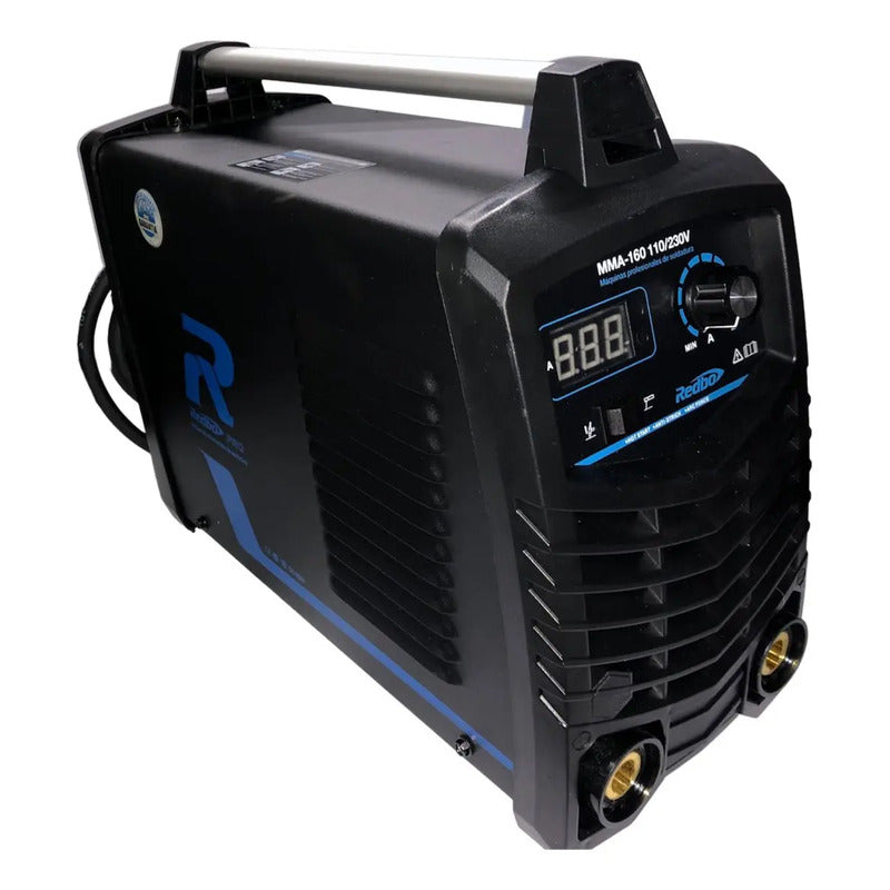 Máquina De Soldadura Con Inversor Redbo 160 Amp 110/220 Mma-160, Frecuencia Negra, 50 Hz Negro
