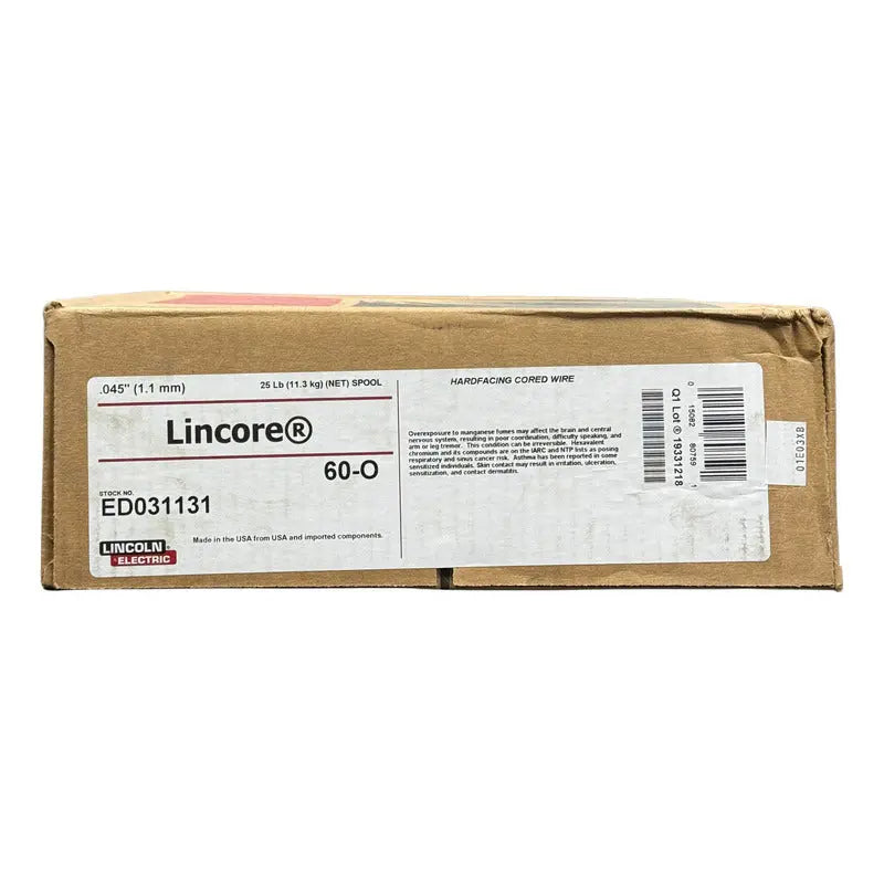Microalambre Para Revestir Lincore 60 Lincoln Electr 11.3 Kg Gris LINCOLN ELECTRIC