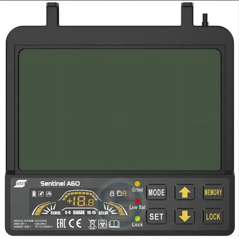 Careta Máscara Soldar Fotosensible Esab Sentinel A60 Conarco Color Negro Liso ESAB