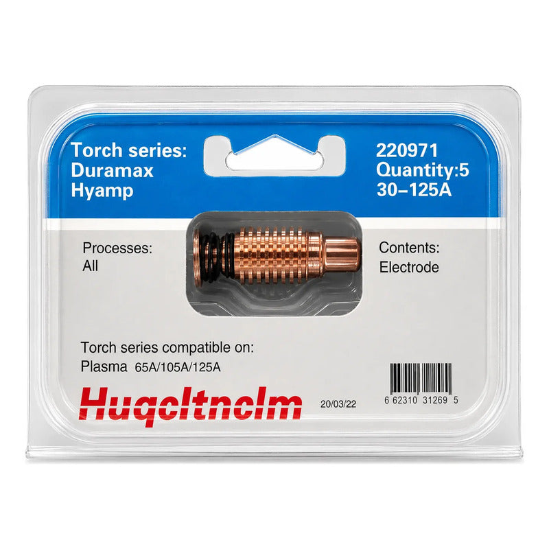 5 Electrodos Para Hypertherm 220971