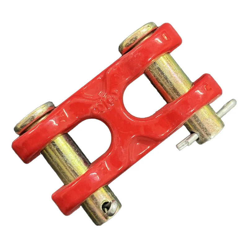 Kit De 4 Uniones Acople Para Cadena 3/8 Grado 70 Rojo