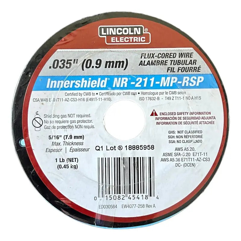 Micro Alambre Flux Cored Lincoln .035 1 Lb LINCOLN ELECTRIC