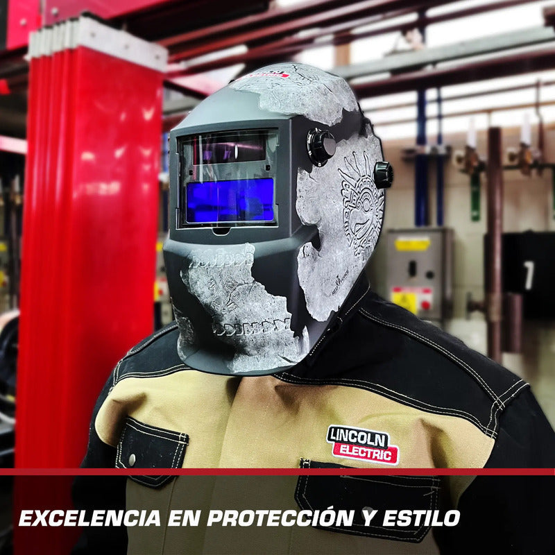 Careta Electrónica Lincoln Electric Red Force Aztek Color Ne Negro LINCOLN ELECTRIC
