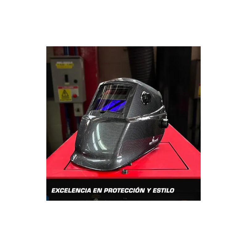 Careta Electrónica Lincoln Electric Rfta Professional Cube Color Negro