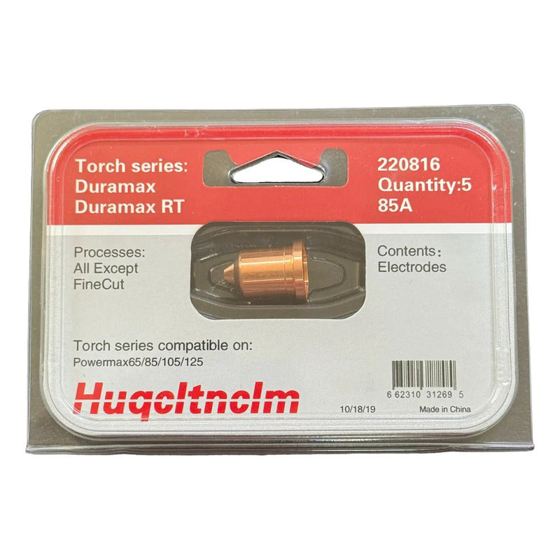 5 Nozzles Para Hypertherm 220816 Power Max 65, 85, 105