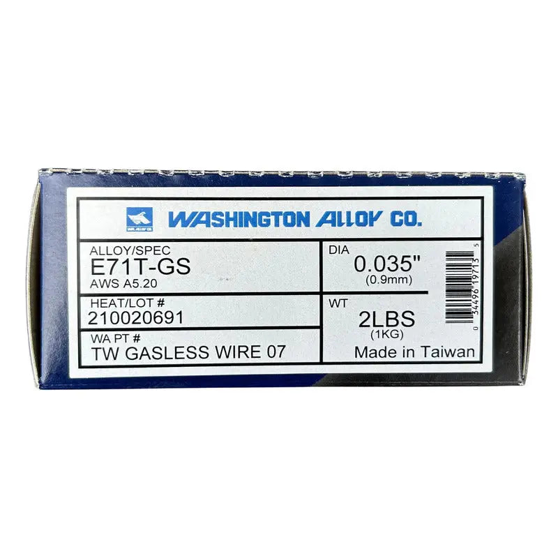 Micro Alambre Flux Cored .035 (2 Lbs) Washington Alloy