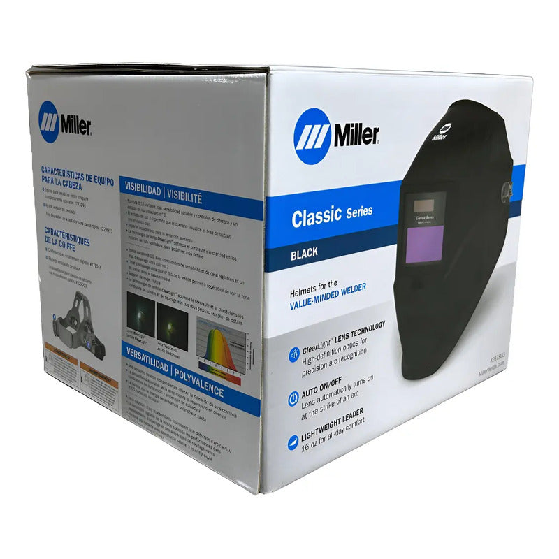 Careta Black Miller Classic Negro