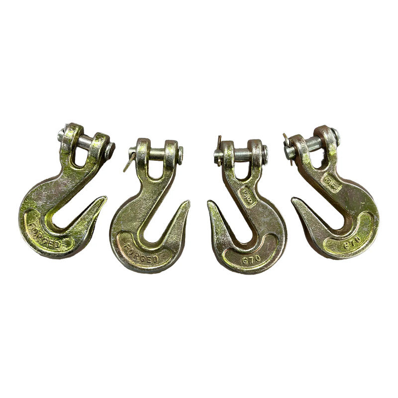 Kit De 4 Ganchos De Agarre Para Cadena 3/8 Grado 70