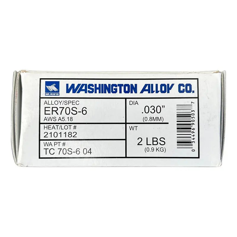 Micro Alambre Er70s-6 .030 2 Lbs Washington Alloy
