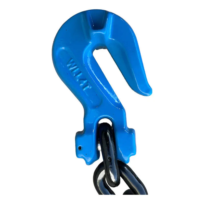 Cadena Negra Con Ganchos 3/8 X 20 Pies Grado 100 Negro PW INDUSTRIAL