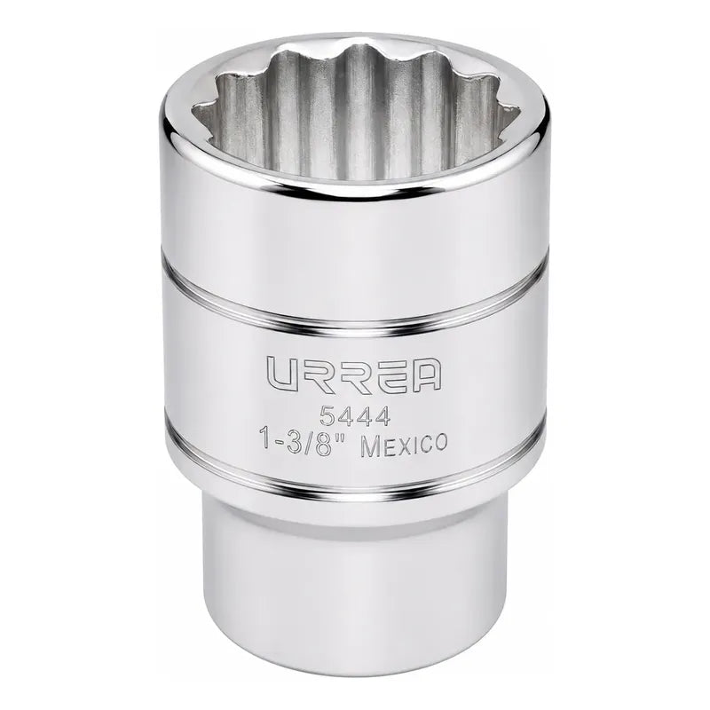 Dado Cuadro De 1/2 , 12 Puntas, En Pulgadas, 1-3/8 Plateado