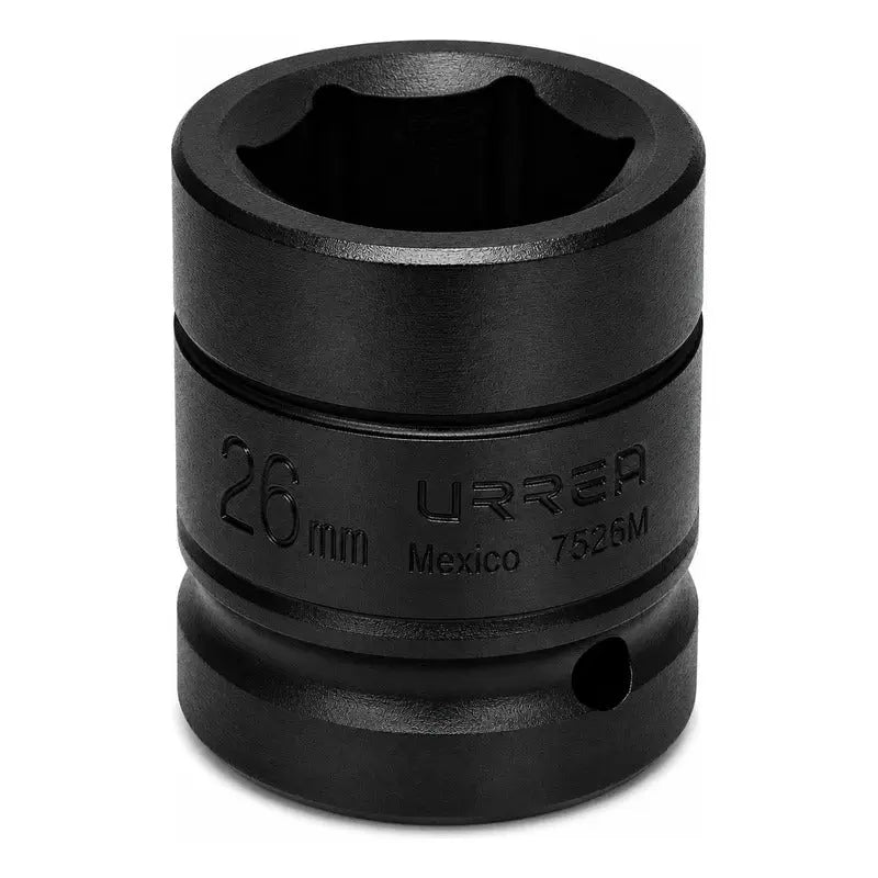 Dado De Impacto Cuadro De 3/4 , 6 Puntas, Métrico, 26 Mm URREA