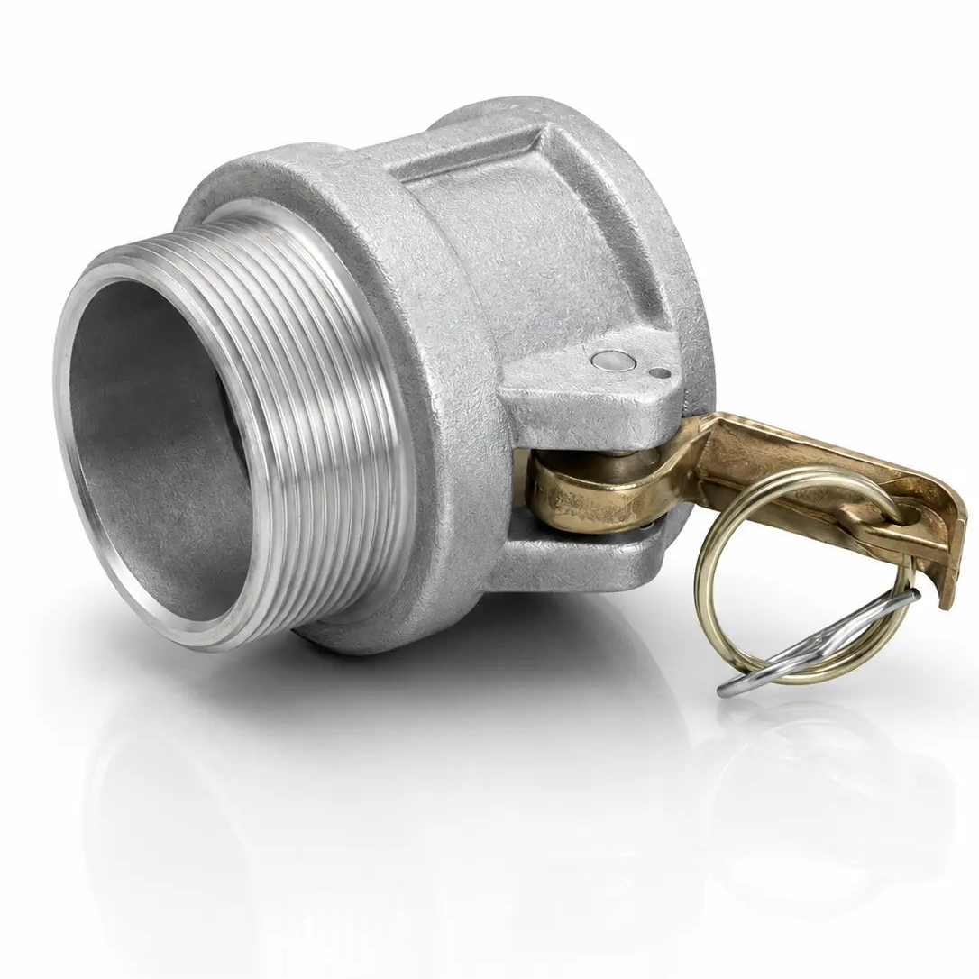 Conector Camlock Tipo B G200-B-AL hembra de 2" x rosca macho NPT de 2" RLC