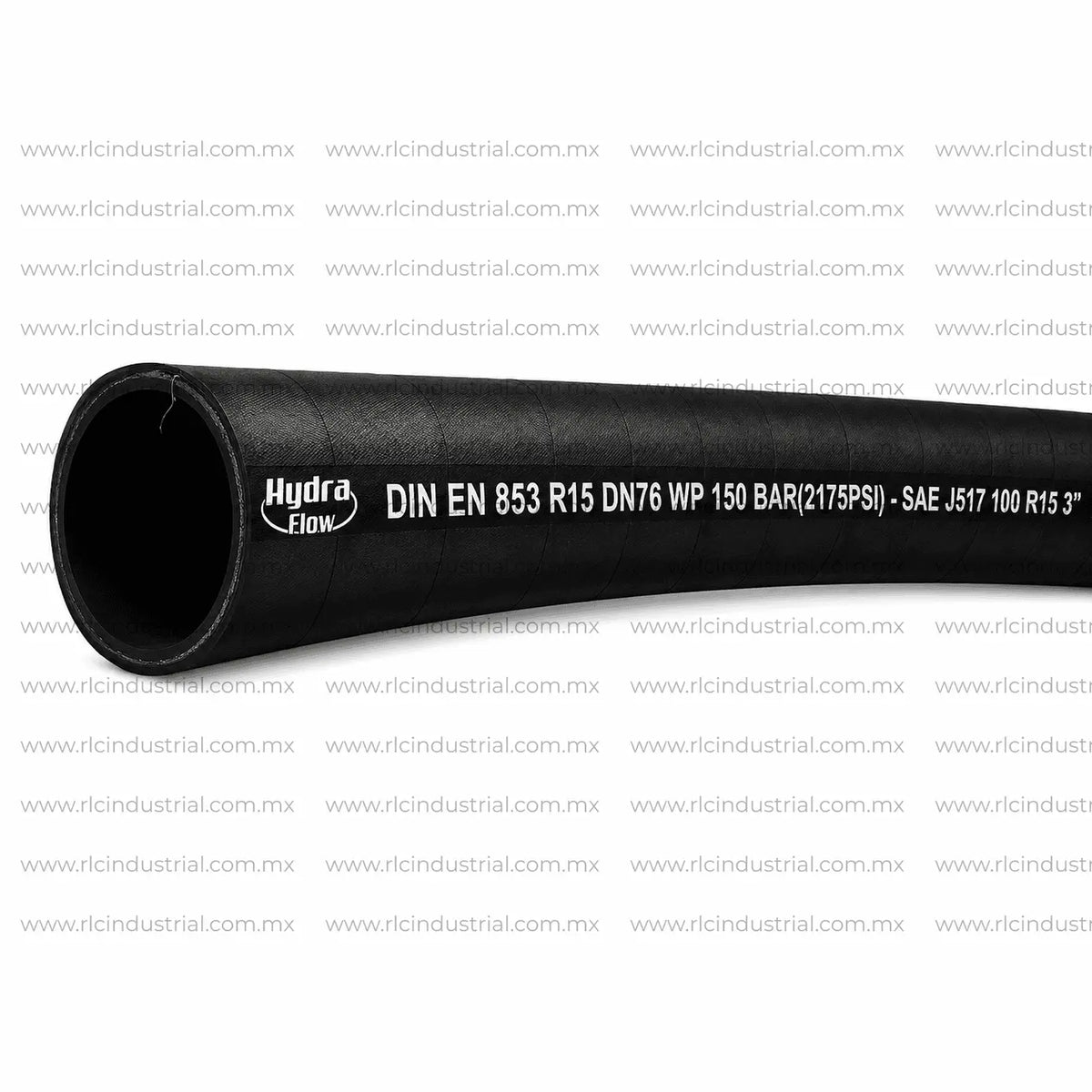 Manguera Hidráulica (48) 3" SAE 100 R15 2175 Psi. - 2 Mallas HYDRA FLOW RLC