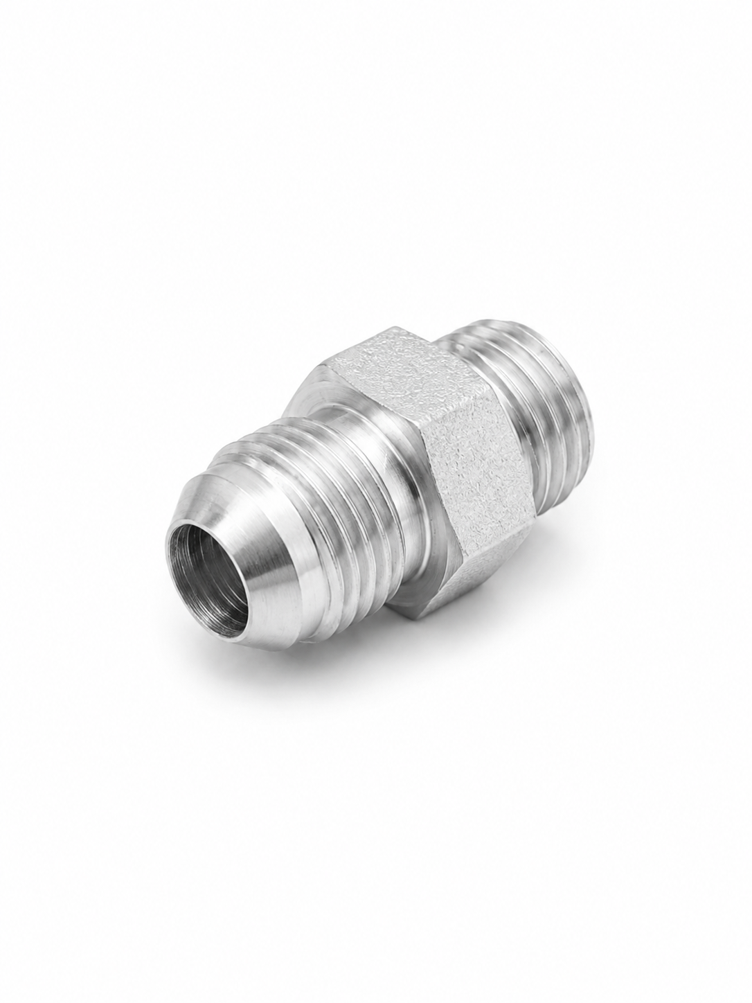 Adaptador Recto JIC 37° Macho 5/16" x O-Ring Macho 3/8" Hidraulico