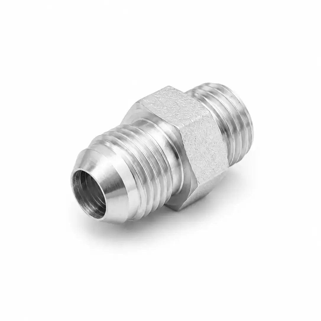 Adaptador Recto JIC 37° Macho 5/16" x O-Ring Macho 1/4" Hidraulico RLC