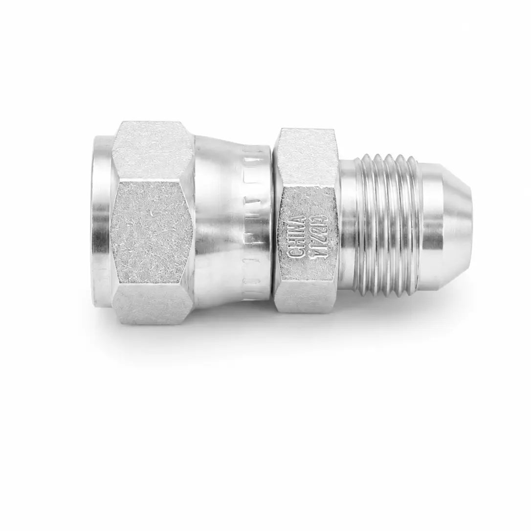 Adaptador recto Macho JIC 37° 1/2" x Hembra JIC 1/2" Hidraulico RLC
