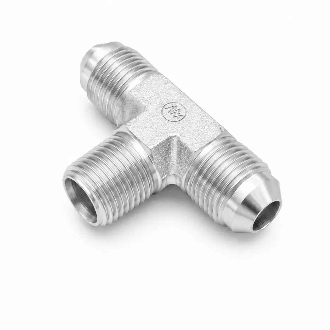 Tee JIC 37° 3/8" Macho x 1/4" NPT Macho x 3/8" Macho - Hidráulico RLC
