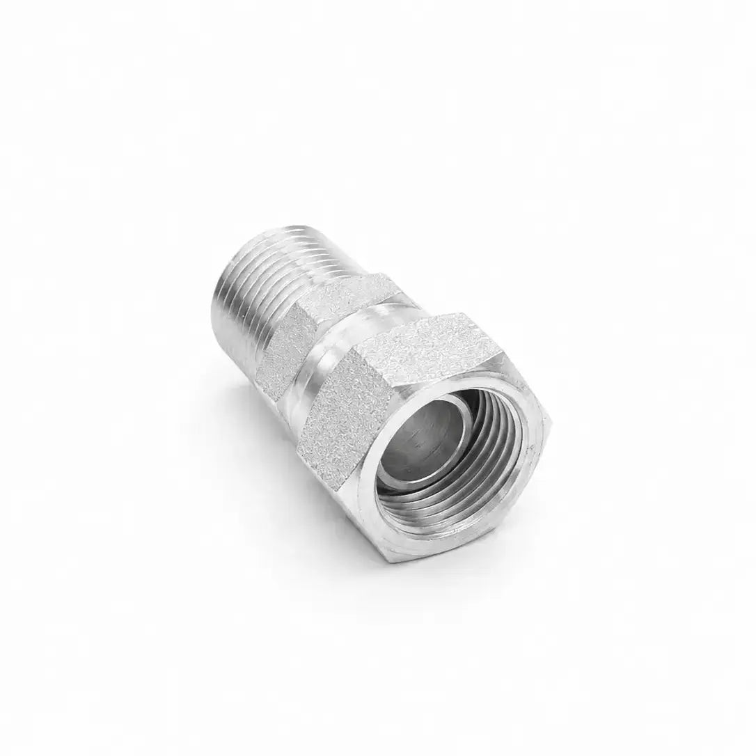 Adaptador Reductor NPT Macho 1/4" x NPSM Hembra 3/8" Hidraulico RLC