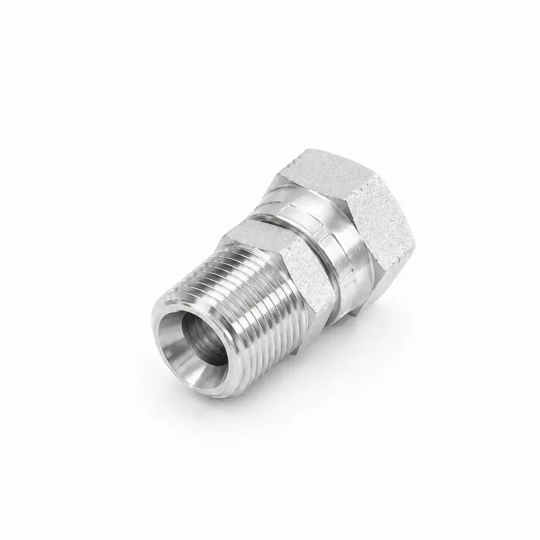 Adaptador Reductor NPT Macho 1/4" x NPSM Hembra 3/8" Hidraulico RLC