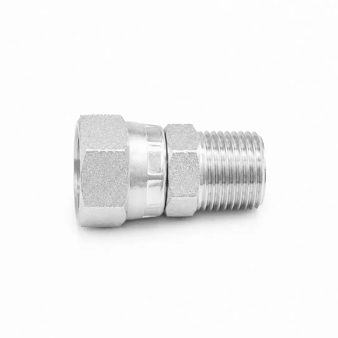 Adaptador Reductor NPT Macho 1/4" x NPSM Hembra 3/8" Hidraulico RLC