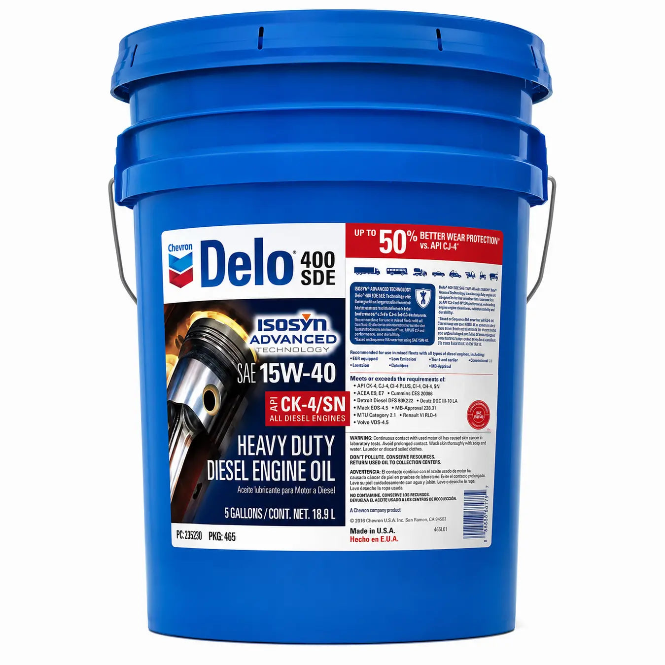 Aceite Chevron DELO 400 15W40 RLC