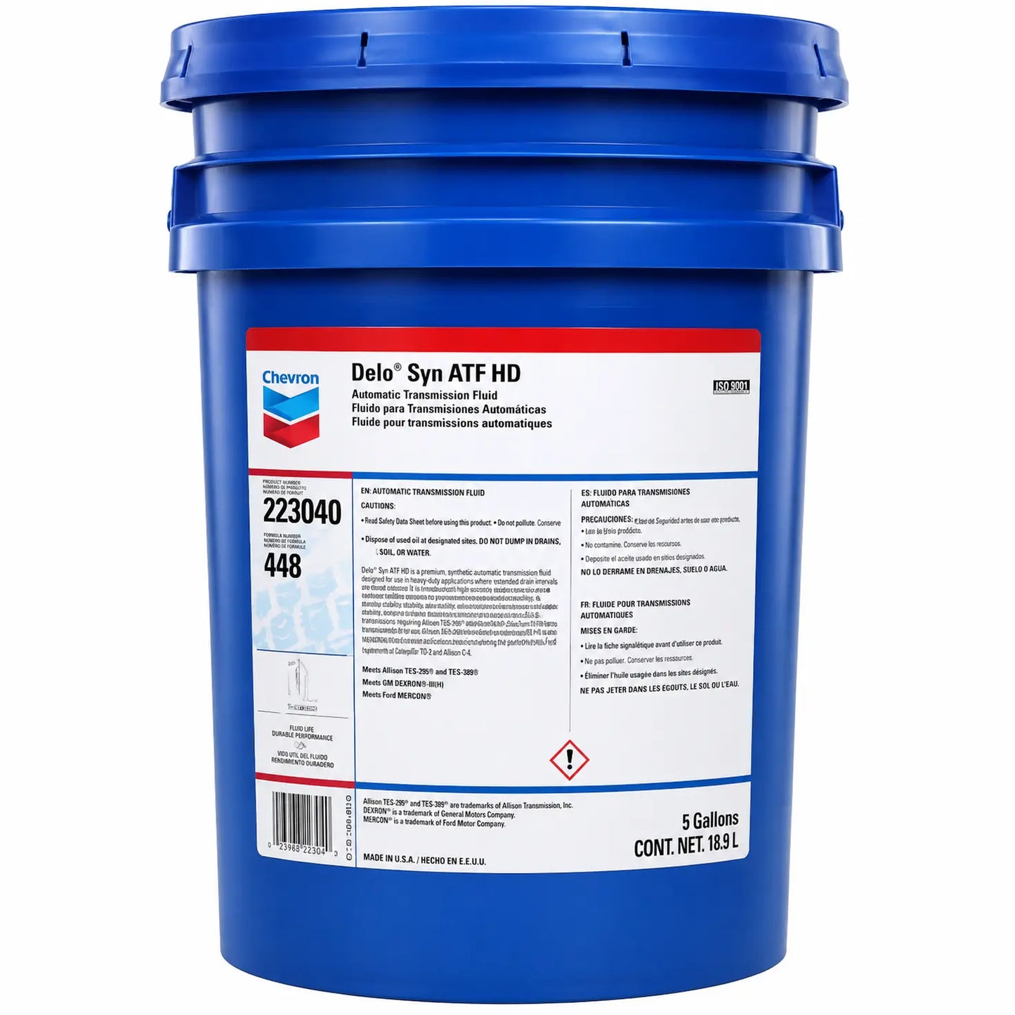 Aceite Chevron Sentetico DELO ATF HD RLC
