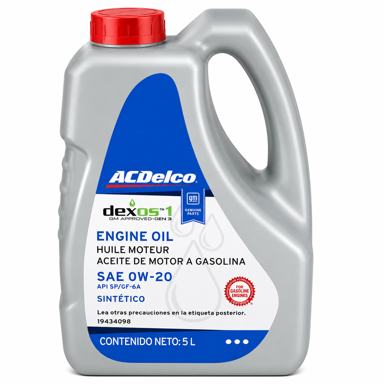 Aceite AC DELCO Sintetico 0W20 Galon RLC