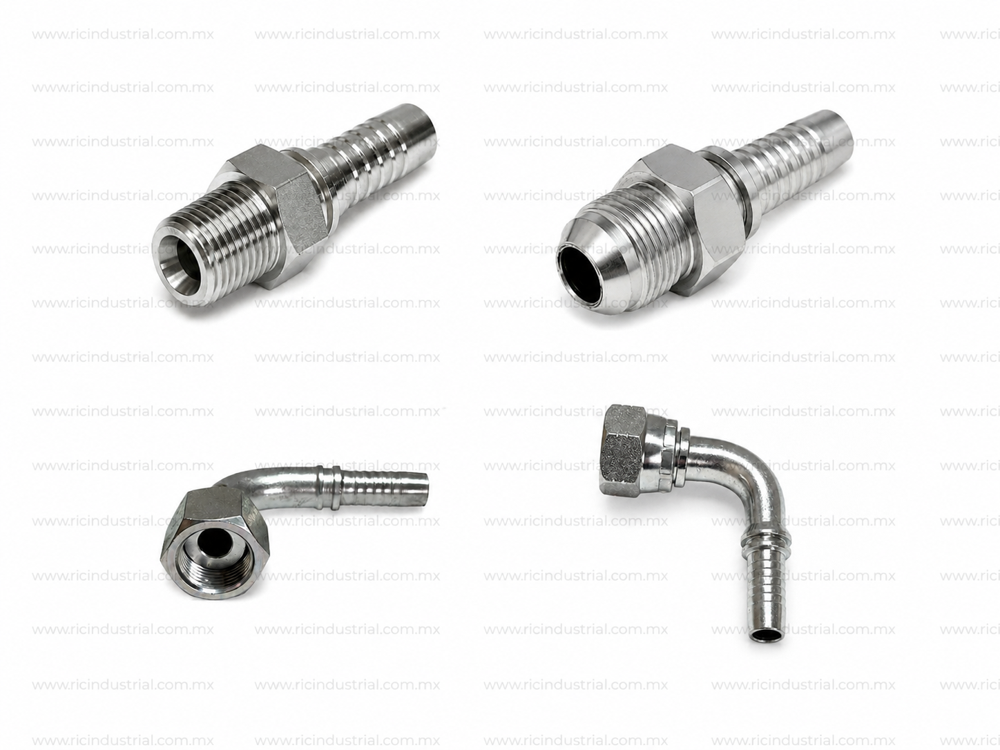 Conectores SIN Ferulas - JIC, NPT y ORFS