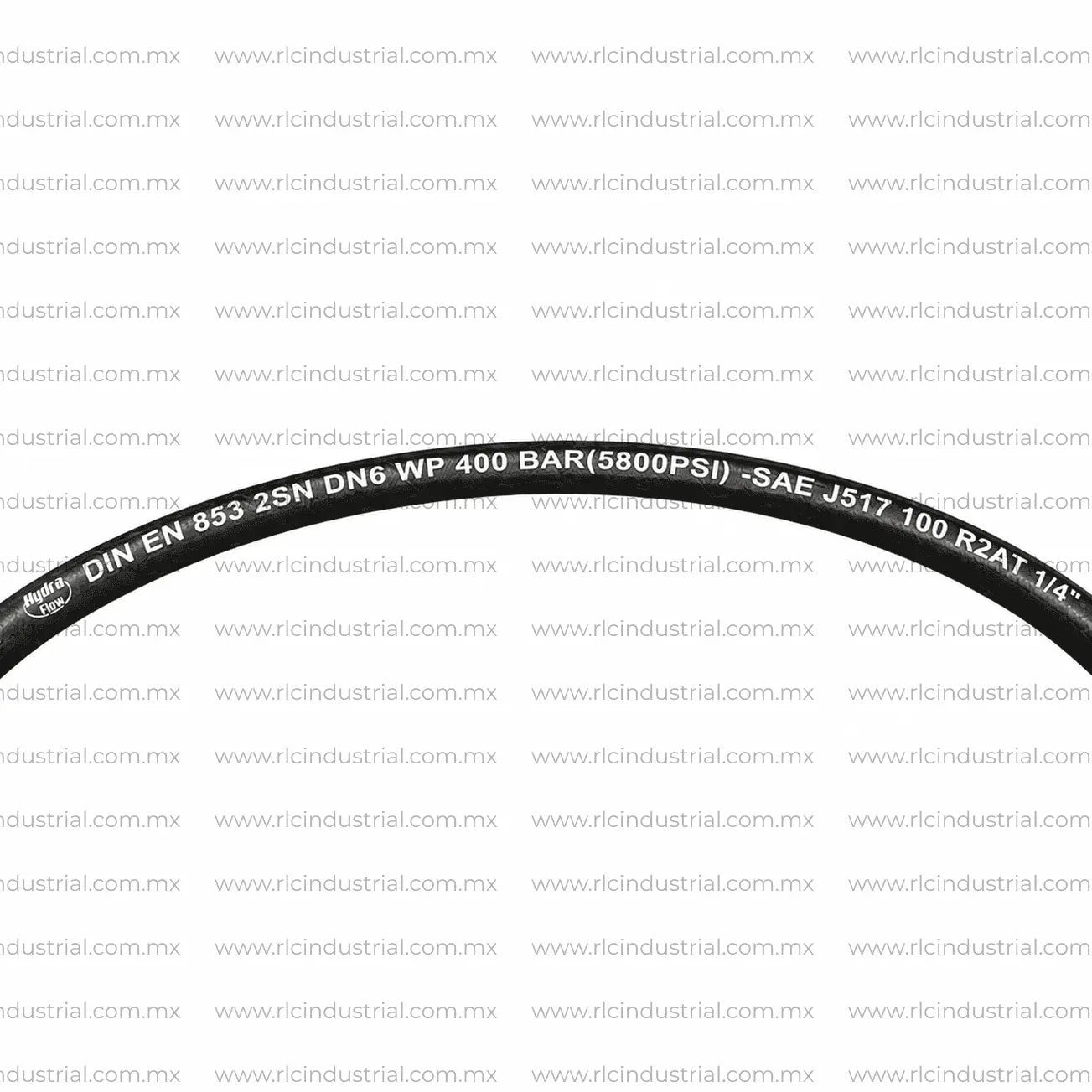 Manguera Hidráulica (04) 1/4" SAE 100 R2AT / EN 853 2SN Alta Presión 5800 PSI 2 Mallas HYDRA FLOW RLC