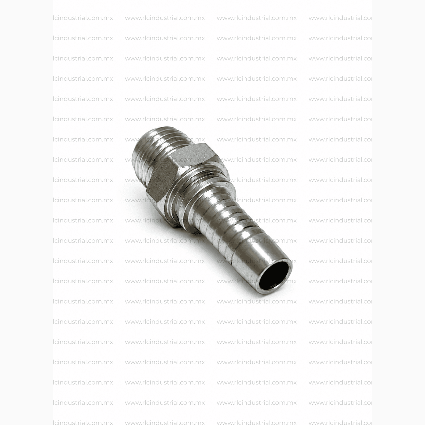 Conector JIC 37° Macho 5/8" x 5/8" Recto – Tipo 2 Piezas Sin Férula SAE 100R1/R2