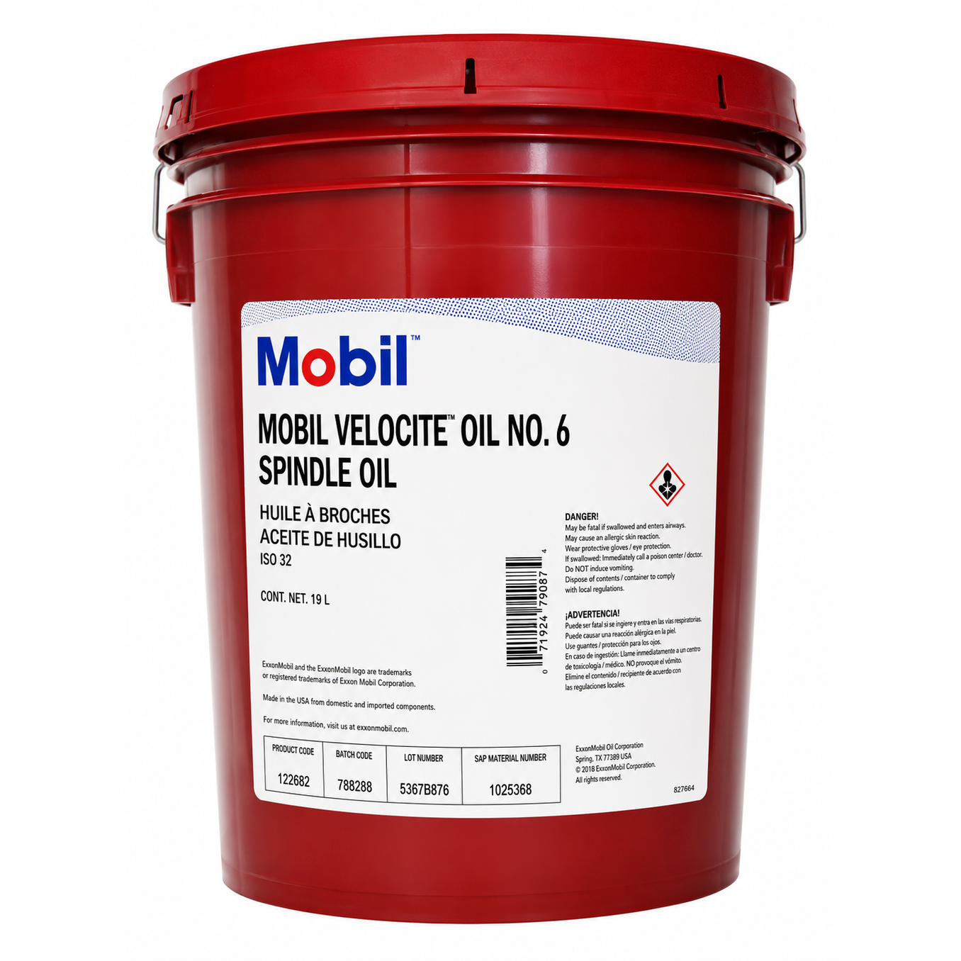 Aceite Mobil VACTRA OIL NO.6 Cubeta RLC