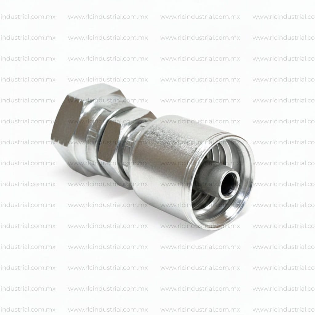Conector NPSM 1/2" Hembra 1/2"-14 x 1/2" - Recto 1 Pieza SAE 100R1/R2