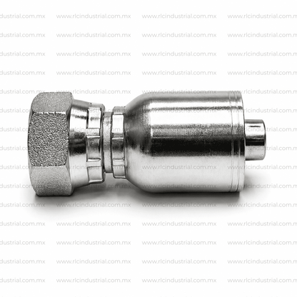 Conector Métrico L 24° 30 mm Hembra DIN x 3/4" - Recto 1 Pieza SAE 100R1/R2