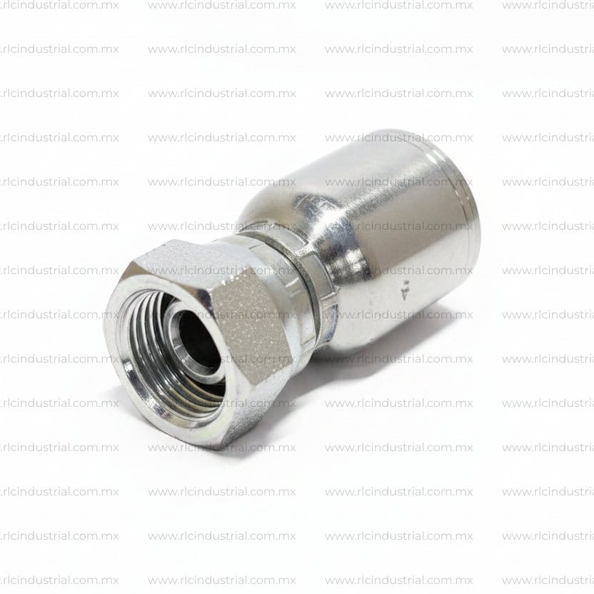 Conector NPSM 1/2" Hembra 1/2"-14 x 1/2" - Recto 1 Pieza SAE 100R1/R2