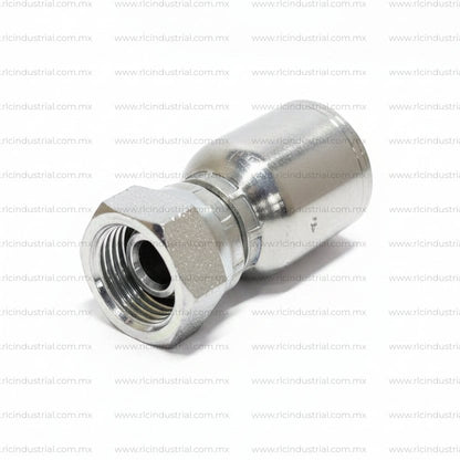 Conector NPSM 1/2" Hembra 1/2"-14 x 1/2" - Recto 1 Pieza SAE 100R1/R2