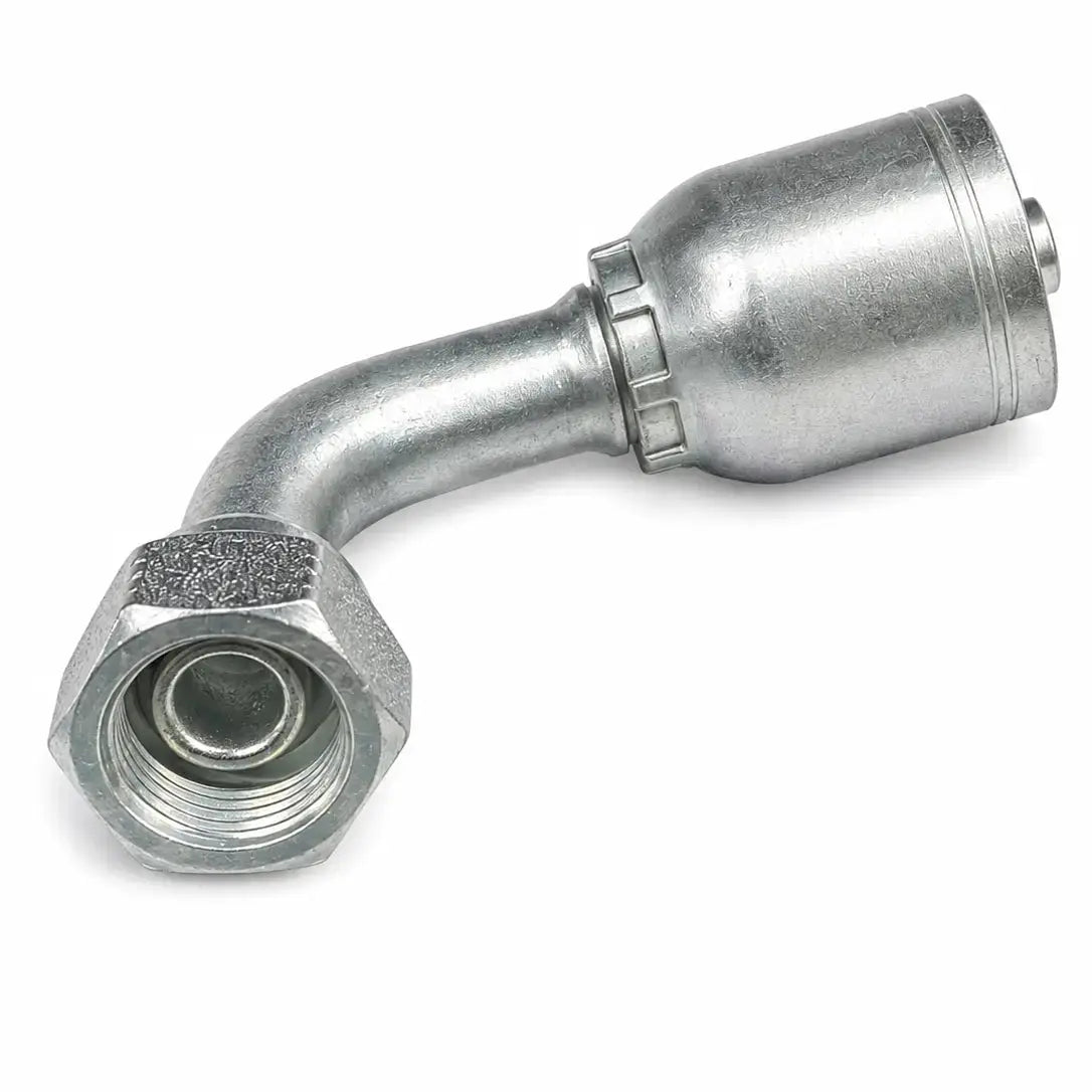 Conector NPSM Hembra 1/4"x 14" - Codo 90° 1 Pieza SAE 100R1/R2 RLC INDUSTRIAL SUPPLY