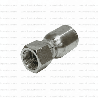 Conector ORFS ROSCA Hembra 5/8" x Manguera 1/2" - Recto 1 Pieza SAE 100R1/R2