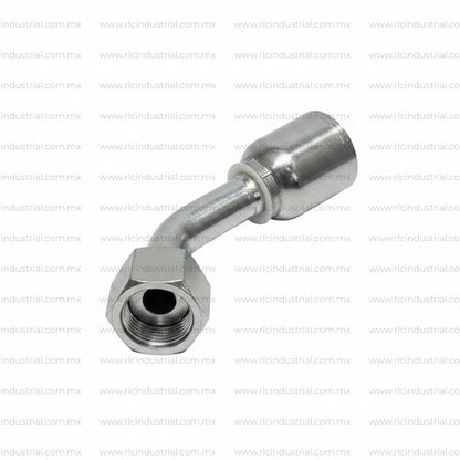 Conector ORFS 1-1/2" Hembra 2"-12 - x 1-1/2" - Codo 45° 1 Pieza SAE 100R1/R2