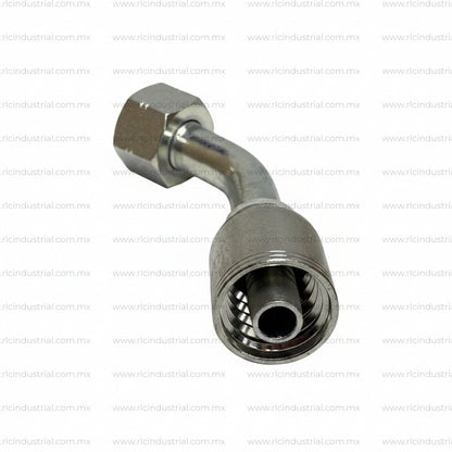 Conector ORFS 1-1/2" Hembra 2"-12 - x 1-1/2" - Codo 45° 1 Pieza SAE 100R1/R2