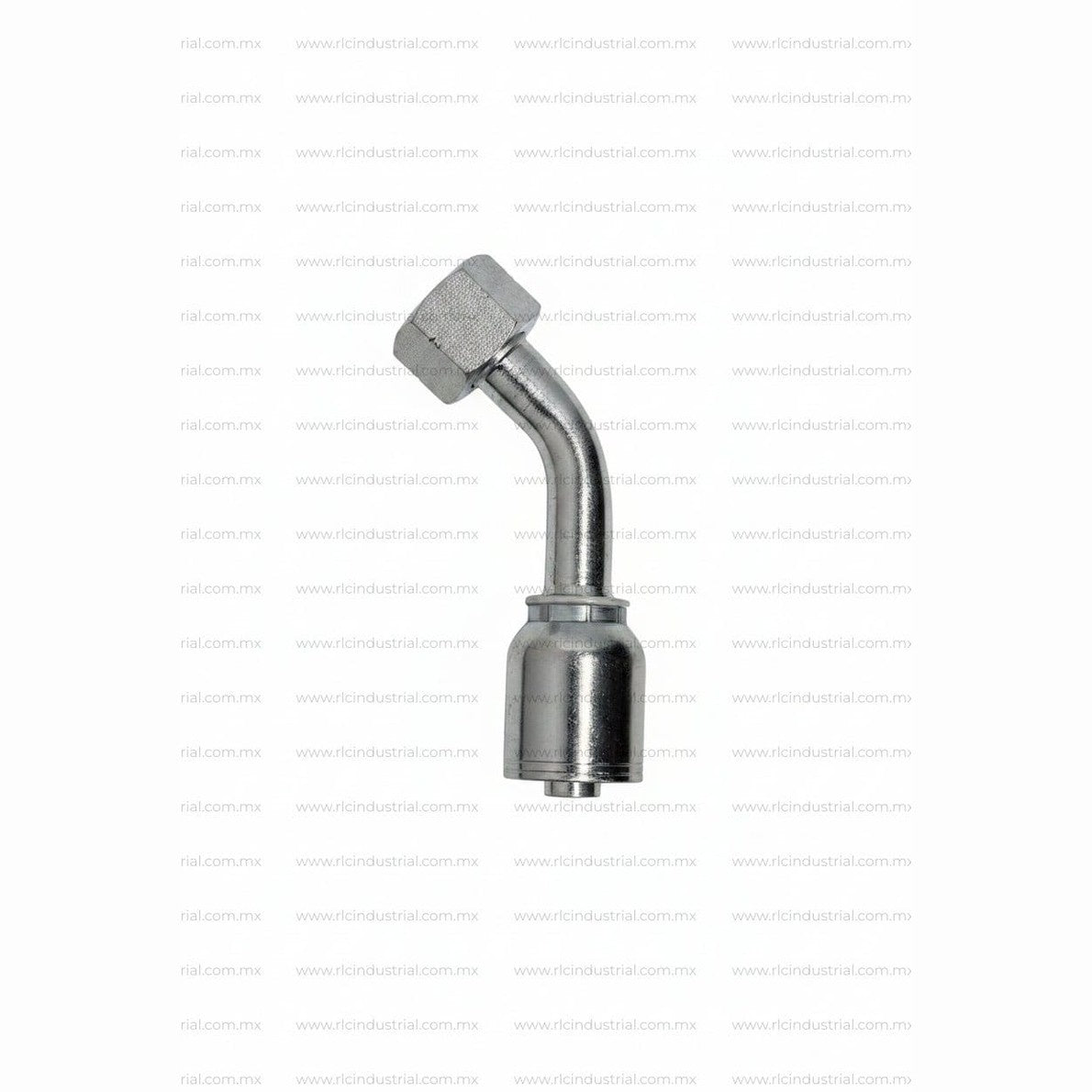Conector ORFS 1-1/2" Hembra 2"-12 - x 1-1/2" - Codo 45° 1 Pieza SAE 100R1/R2