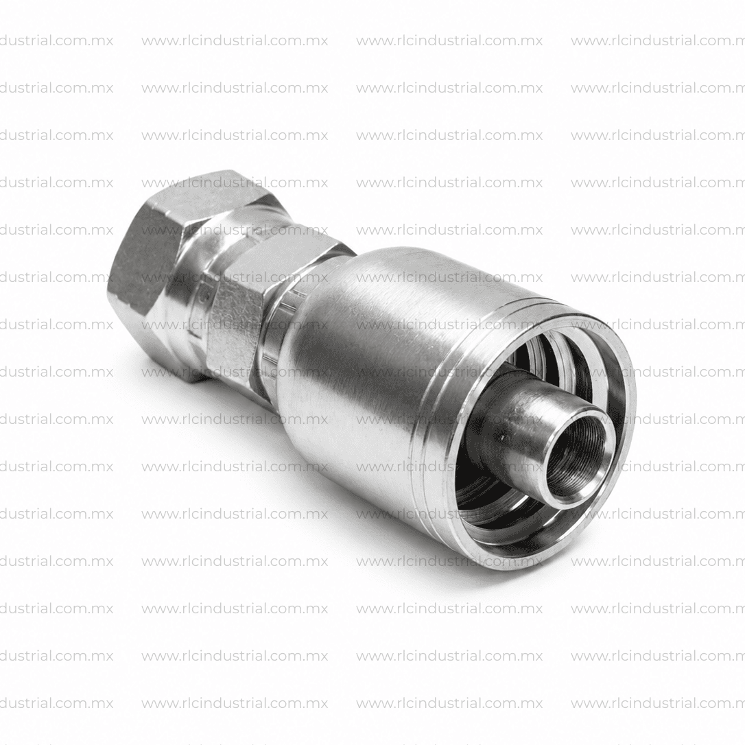 Conector JIC 37° 2" Hembra 2-1/2"-12 x 2" - Recto 1 Pieza SAE 100R1/R2